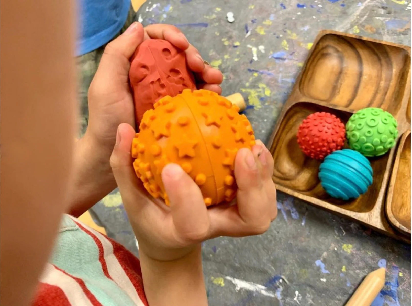 Mix N Match Sensory Dough Balls Set of 4 - Image 3