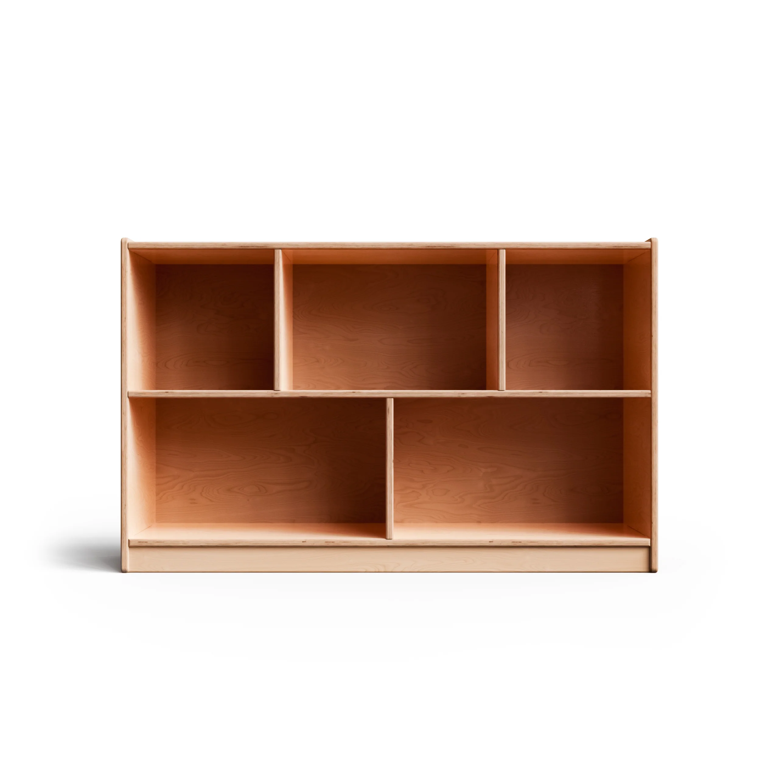 MontShelf One Shelf with Vertical Divider Birch Backed 30 x 48 - Image 3
