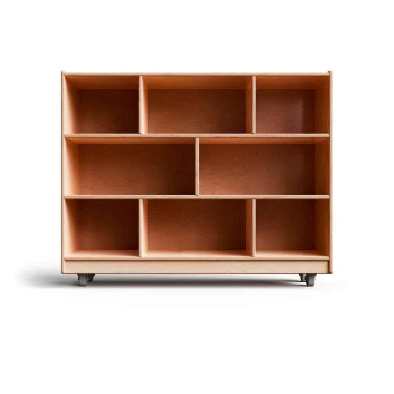MontShelf Two Shelves with Vertical Divider Birch Backed 36 x 48 - Image 3