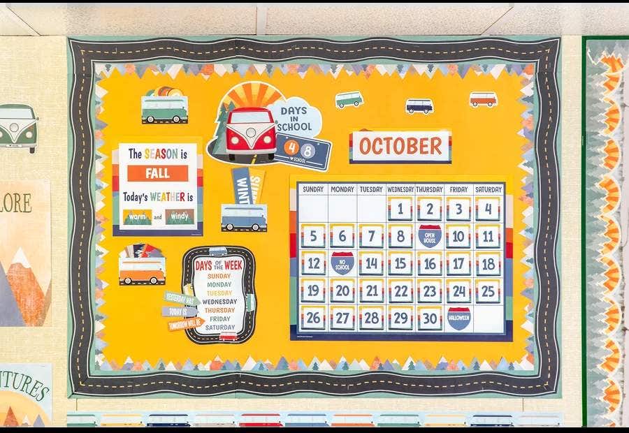 Moving Mountains Road Trip Calendar Bulletin Board - Image 3