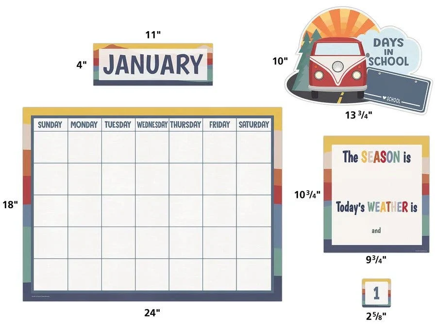 Moving Mountains Road Trip Calendar Bulletin Board - Image 5
