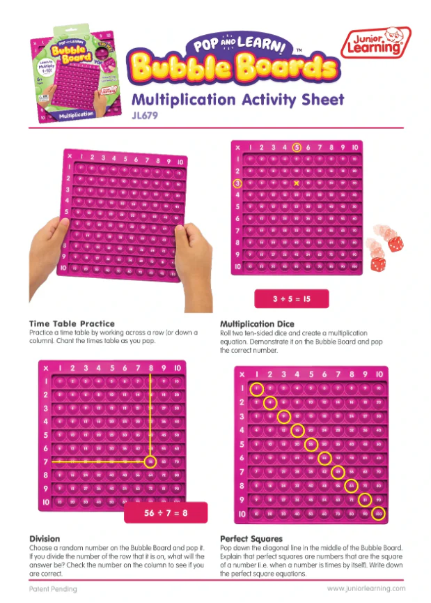Multiplication Bubble Board - Image 2