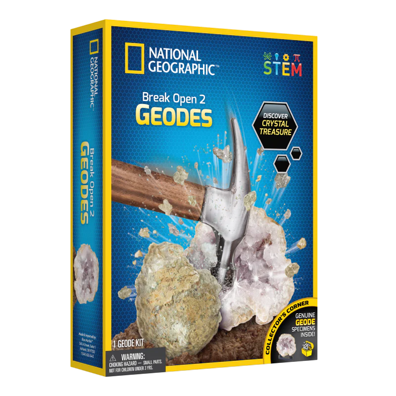 National Geographic Break Your Own Geode 2pc