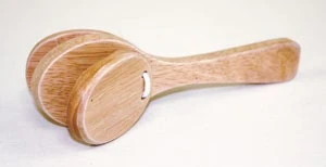 Natural Wood Handle Castanet