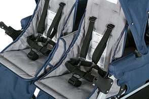 Navy and Grey Jamboree 6-Passenger Stroller - Image 2