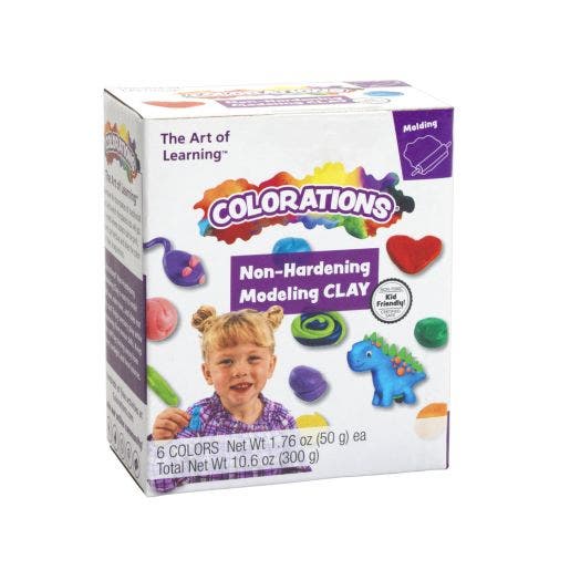 Non Hardening Clay Set of 6 - Image 5