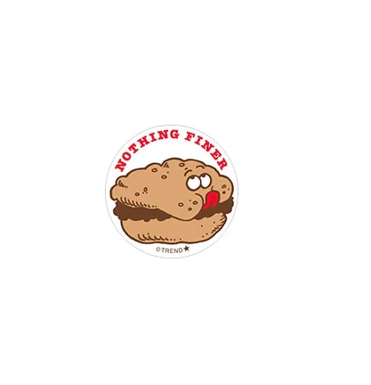 Nothing Finer/Hamburger scent Retro Scratch n Sniff Stinky Stickers 24 ct