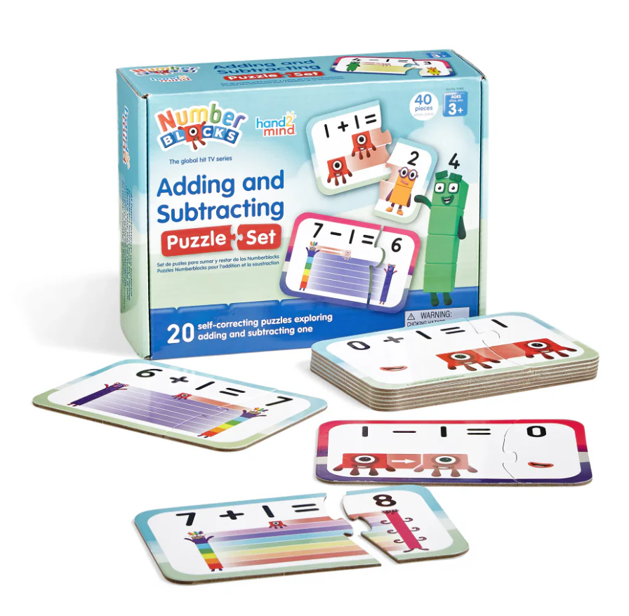 Numberblocks Adding and Subtracting Puzzle Set