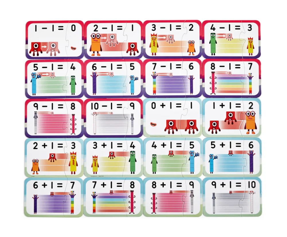 Numberblocks Adding and Subtracting Puzzle Set - Image 3