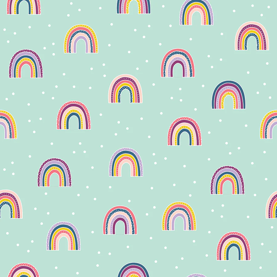 Oh Happy Day Rainbows Peel and Stick Decorative Paper - Image 2