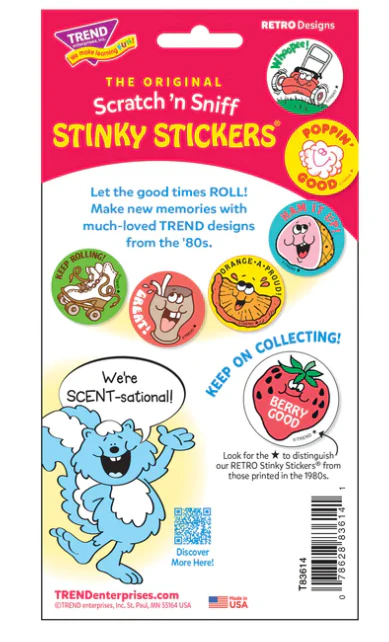 Ole Taco Scent Retro Scratch n Snif Stinky Stickers - Image 4
