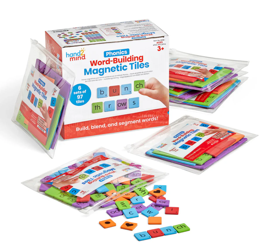 Phonics Word-Building Magnetic Tiles