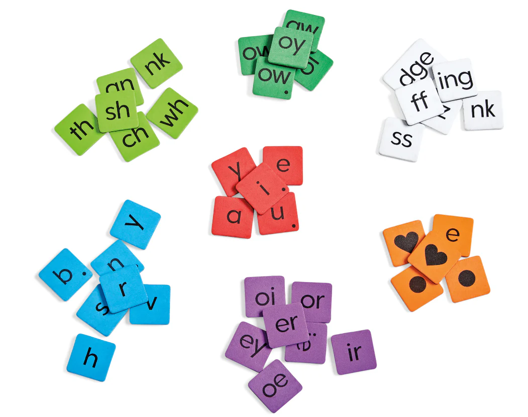 Phonics Word-Building Magnetic Tiles - Image 2