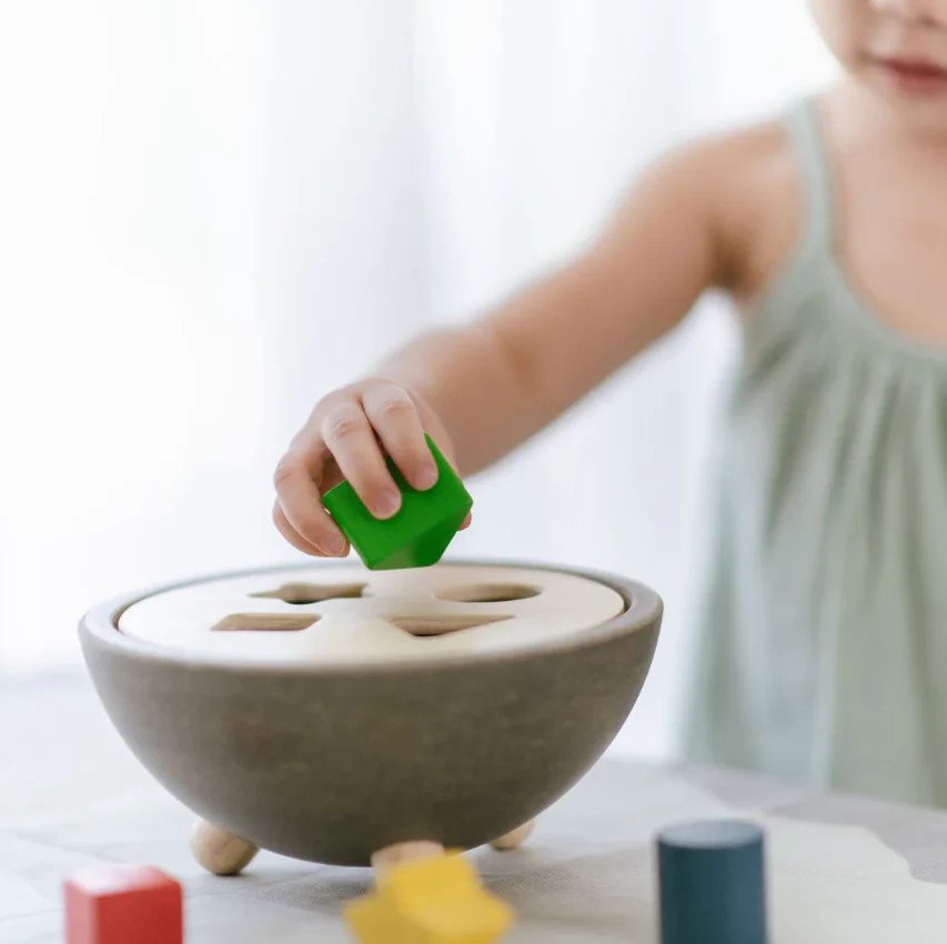 Plan Toys Shape Sorting Bowl - Image 3