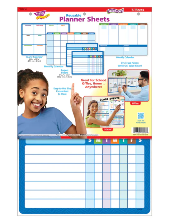 Planner Sheets Wipe-Off Learning Set - Image 6
