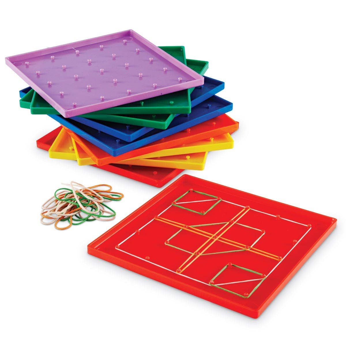 Plastic Geoboards 10 Pack