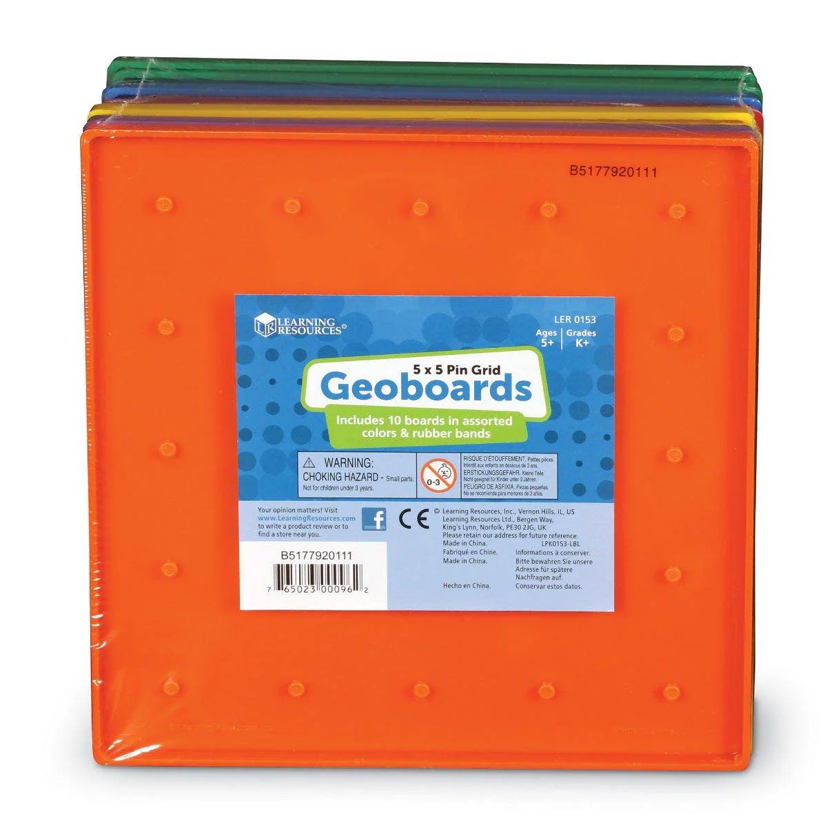 Plastic Geoboards 10 Pack - Image 4