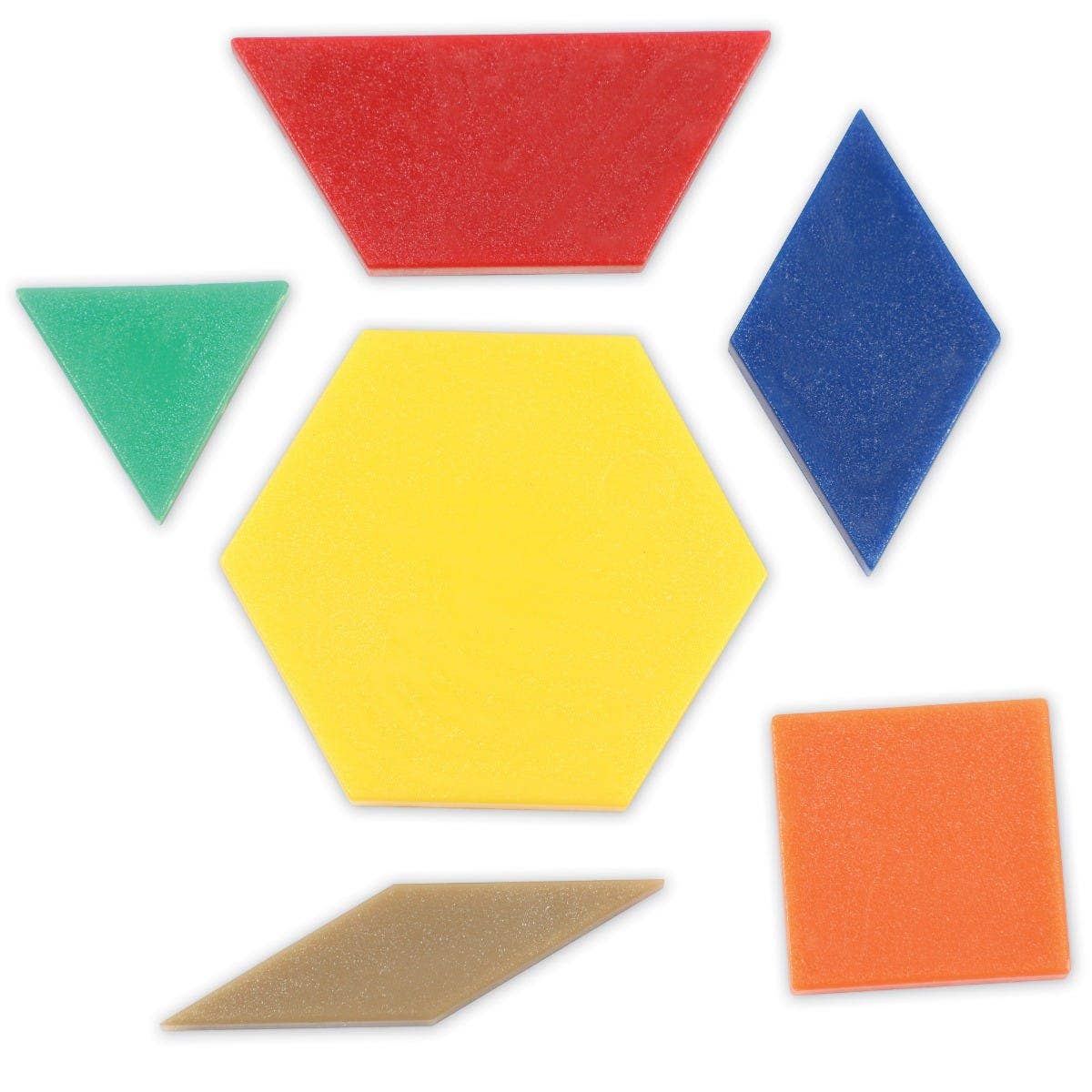 Plastic Pattern Blocks 250 pcs - Image 3