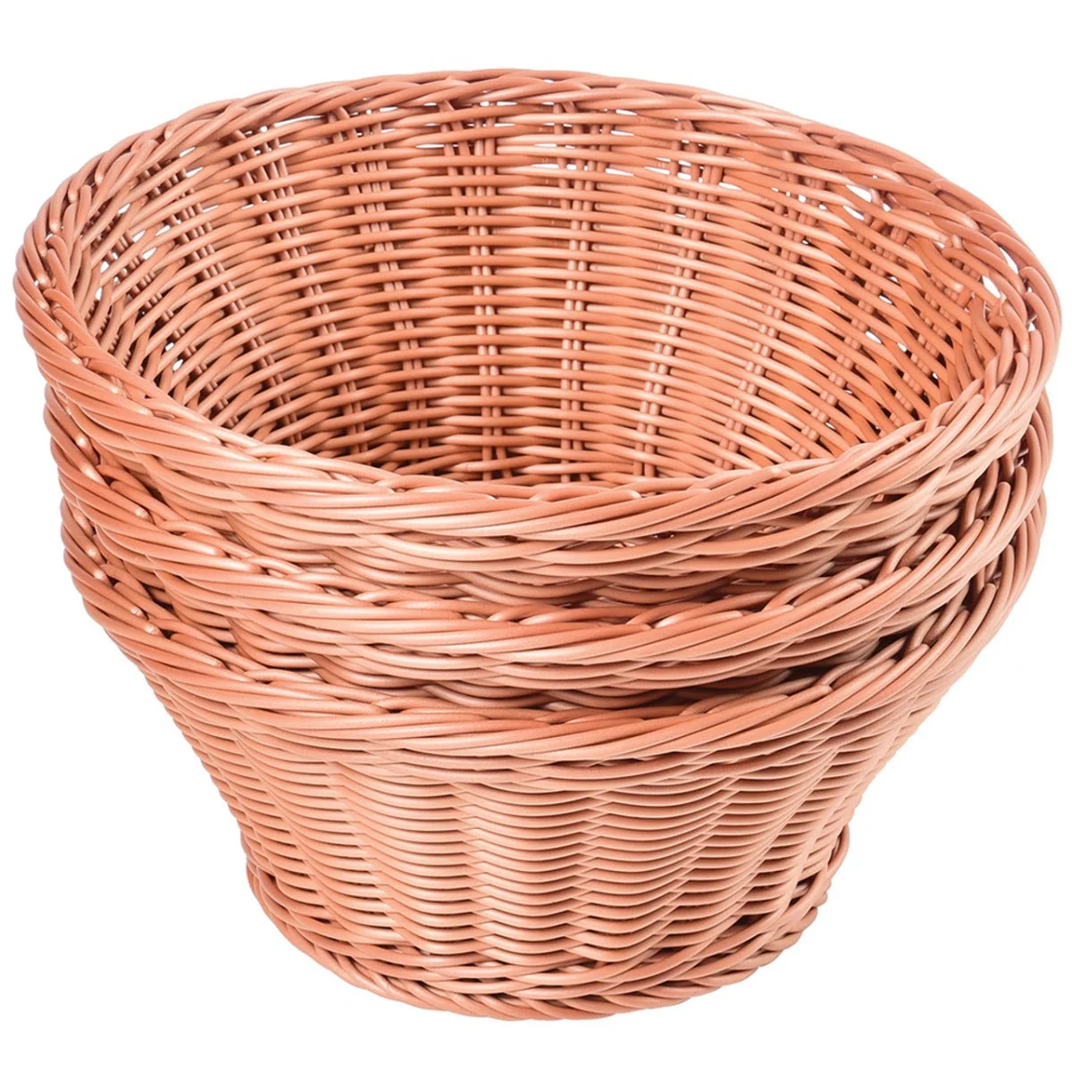 Plastic Woven Baskets Set of 3 - Image 10