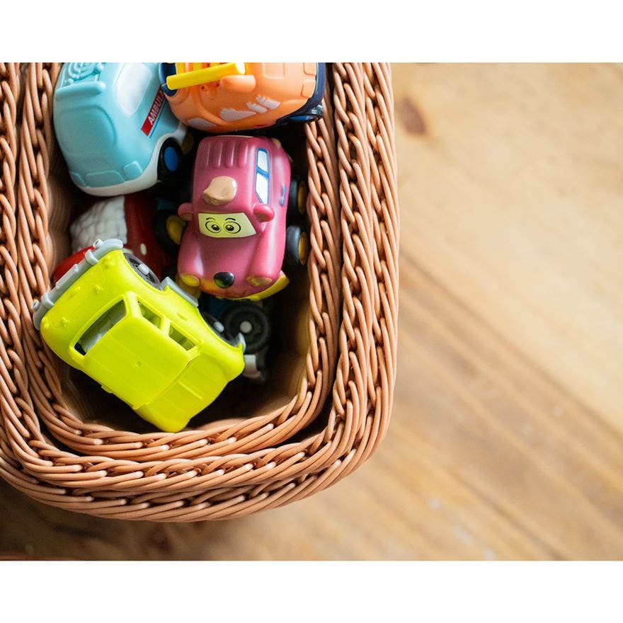 Plastic Woven Baskets Set of 3 - Image 17