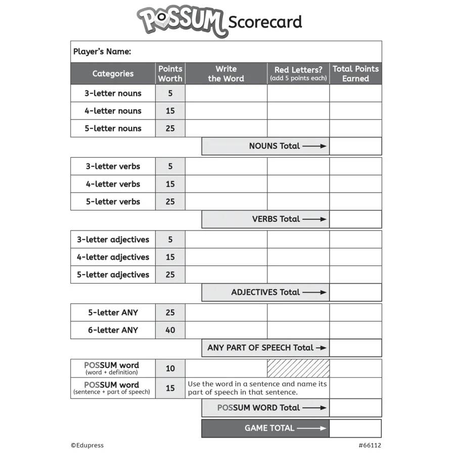 POSSUM Dice Game - Image 2