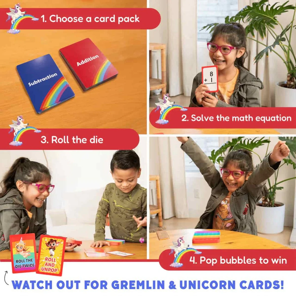 Pre-K & Kindergarten Addition & Subtraction Card Pack - Image 2