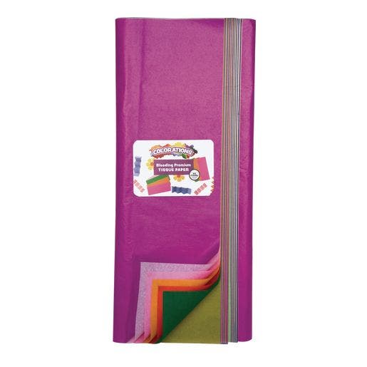 Premium Art Tissue (Bleeding) 20 X 30 20 assorted colours