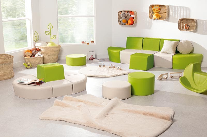 Quarter Circle Pouffe Basic BIO - Image 6