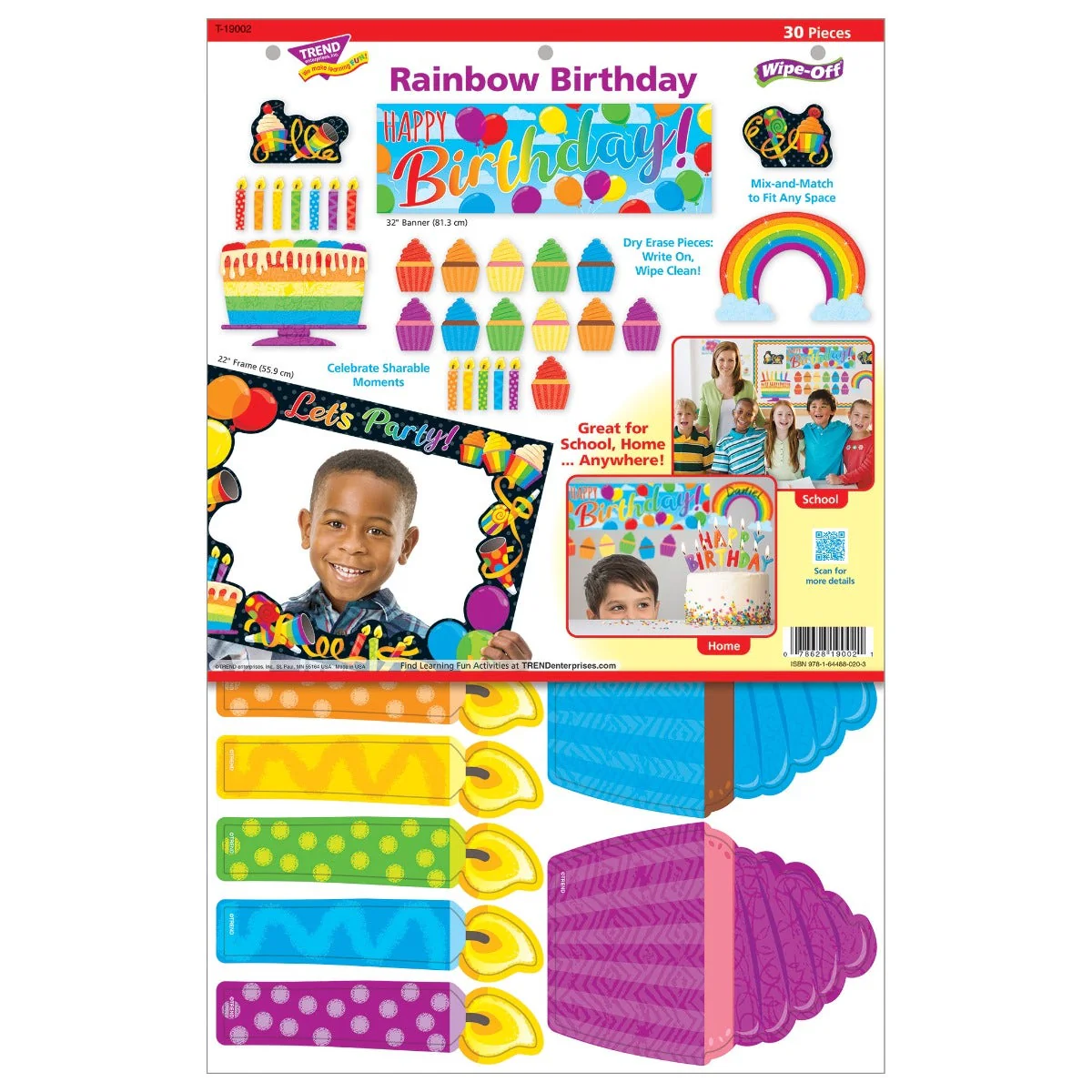 Rainbow Birthday Learning Set - Image 3