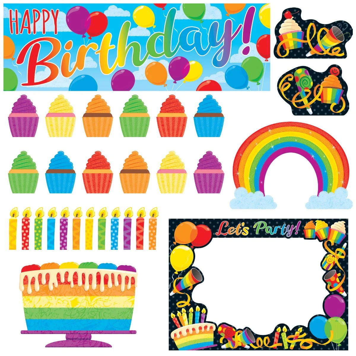 Rainbow Birthday Learning Set - Image 4