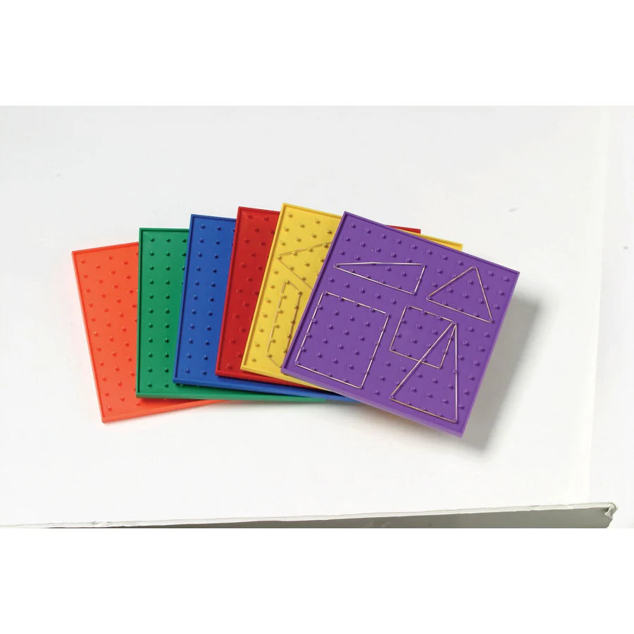 Rainbow Geobards Double Sided 9in Set of 6