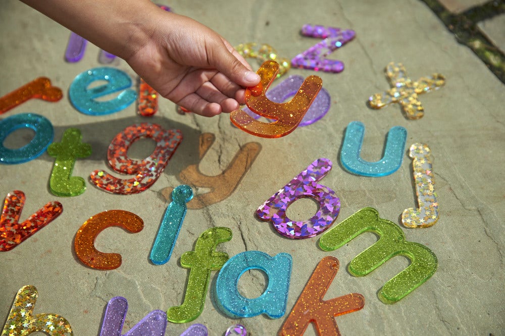 Rainbow Glitter Letters - Image 2