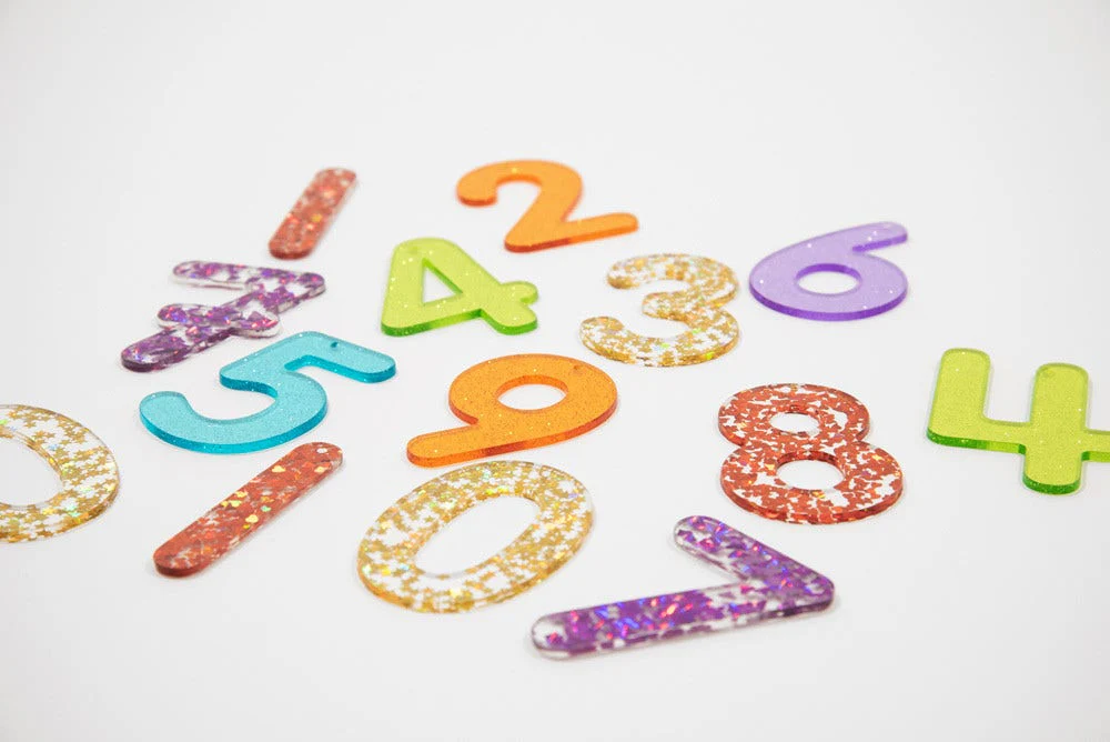 Rainbow Glitter Numbers - Image 5