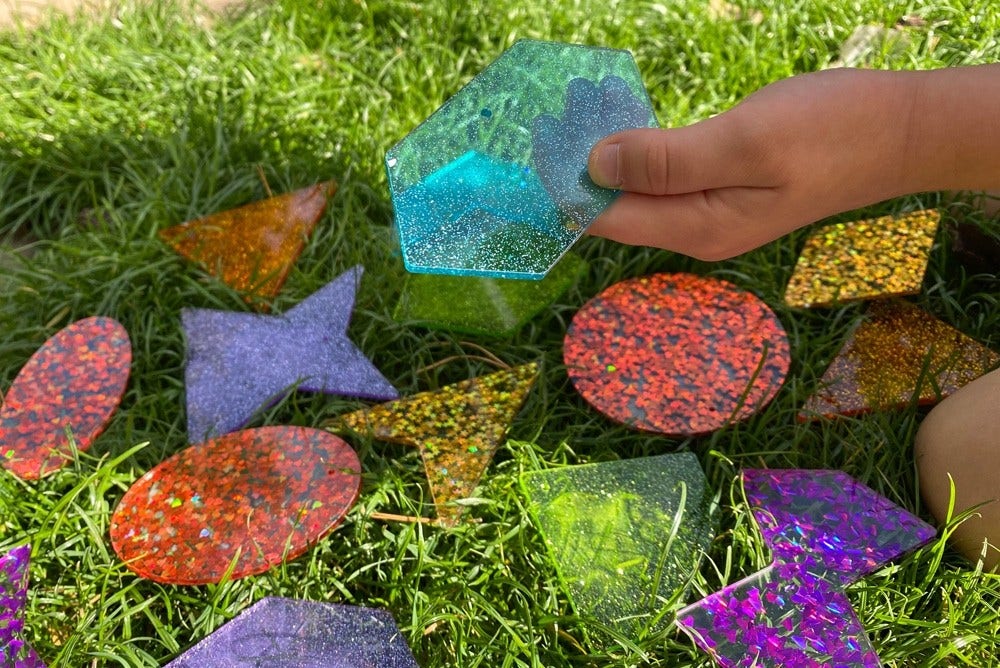 Rainbow Glitter Shapes - Image 4