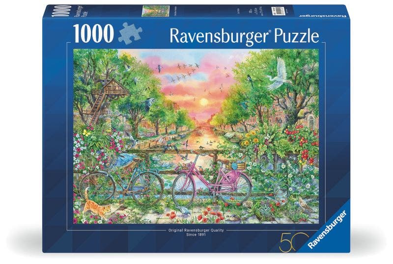 Ravensburger Dreamy Bikes in Amsterdam 1000 pc Puzzle