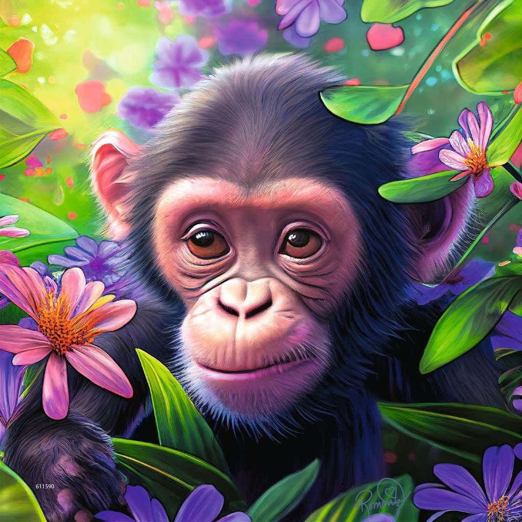 Ravensburger Jungle Babies 3x49 piece Puzzle - Image 2