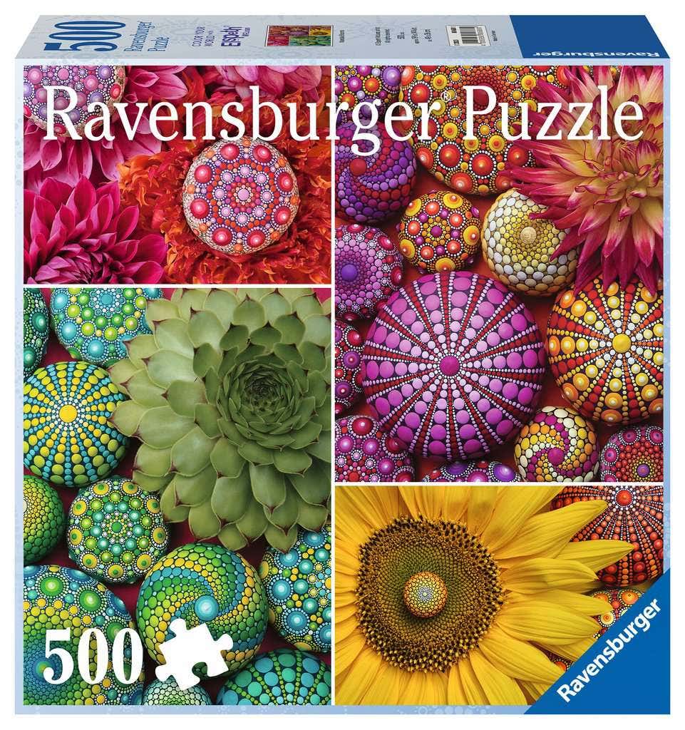 Ravensburger Mandala Blooms 500 piece Puzzle