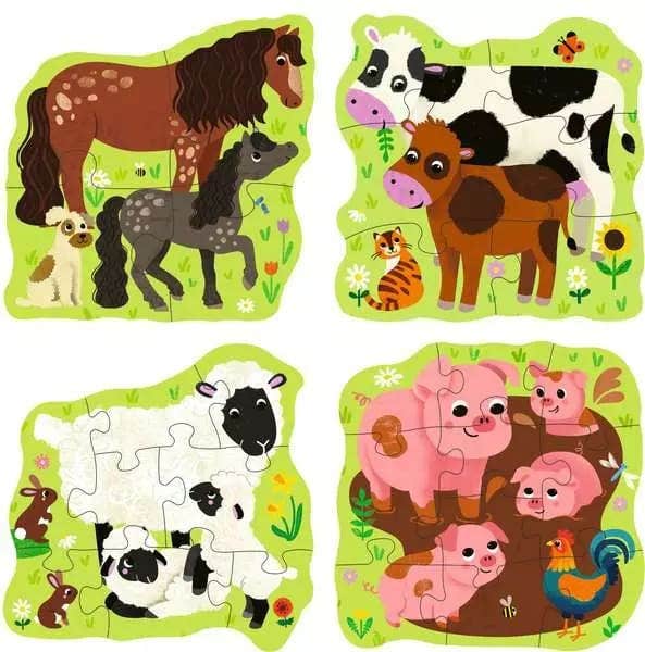 Ravensburger Puzzle Up Farm Animals 4/6/8/10 piece - Image 2