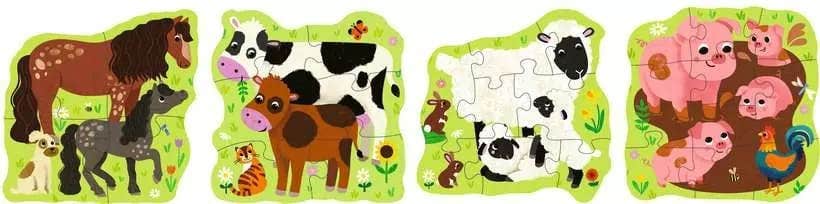 Ravensburger Puzzle Up Farm Animals 4/6/8/10 piece - Image 3