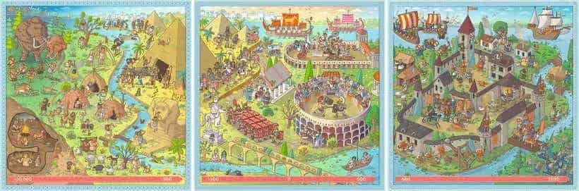 Ravensburger Puzzle Up History 100/121/144 piece - Image 2