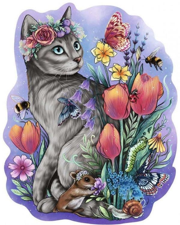 Ravensburger WOOD Lovely Cat 150 piece Puzzle