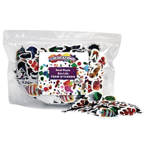 Real Photo Sea Life Foam Stickers 250 pc - Image 4