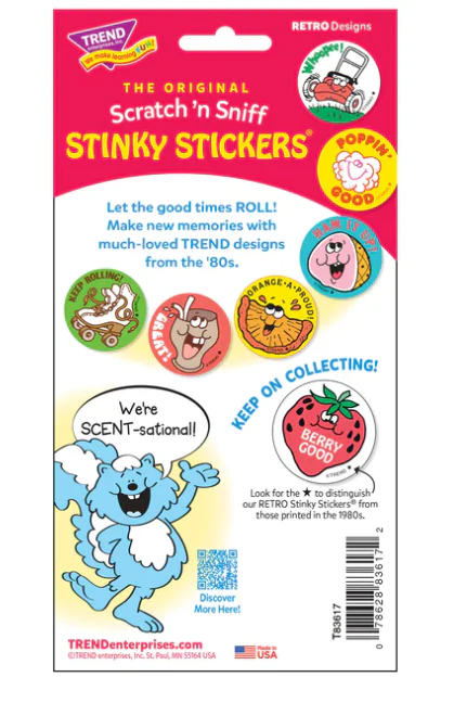 Right On Pineapple Scent Retro Scratch n Sniff Stinky Sticke - Image 4