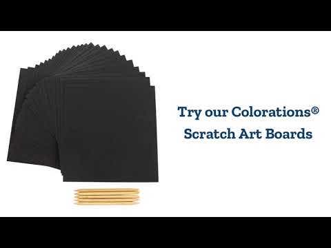 Scratch Art 25 Boards With 5 Sticks - Image 5
