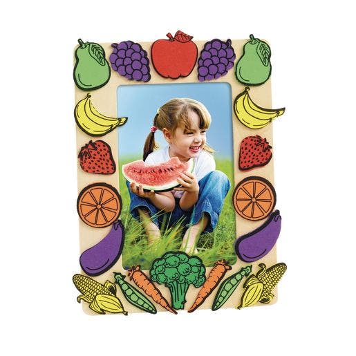 Self-Adhesive Fruit & Vegetable Foam Shapes 500 pcs - Image 2