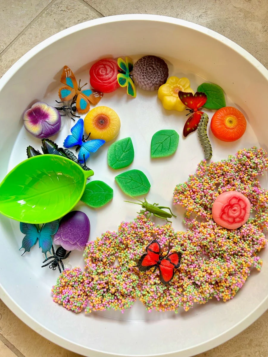 Sensory Play Flowers Stones - Image 2