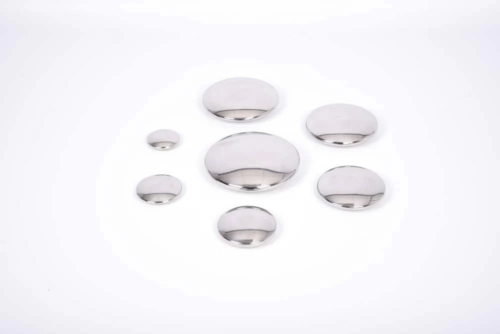 Sensory Reflective Silver Buttons