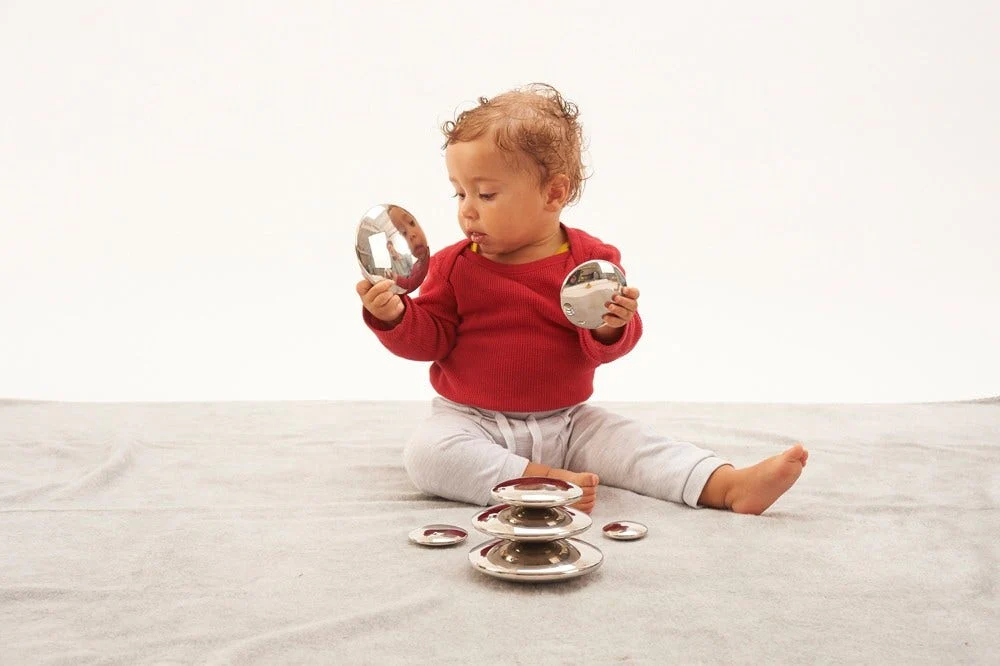 Sensory Reflective Silver Buttons - Image 4