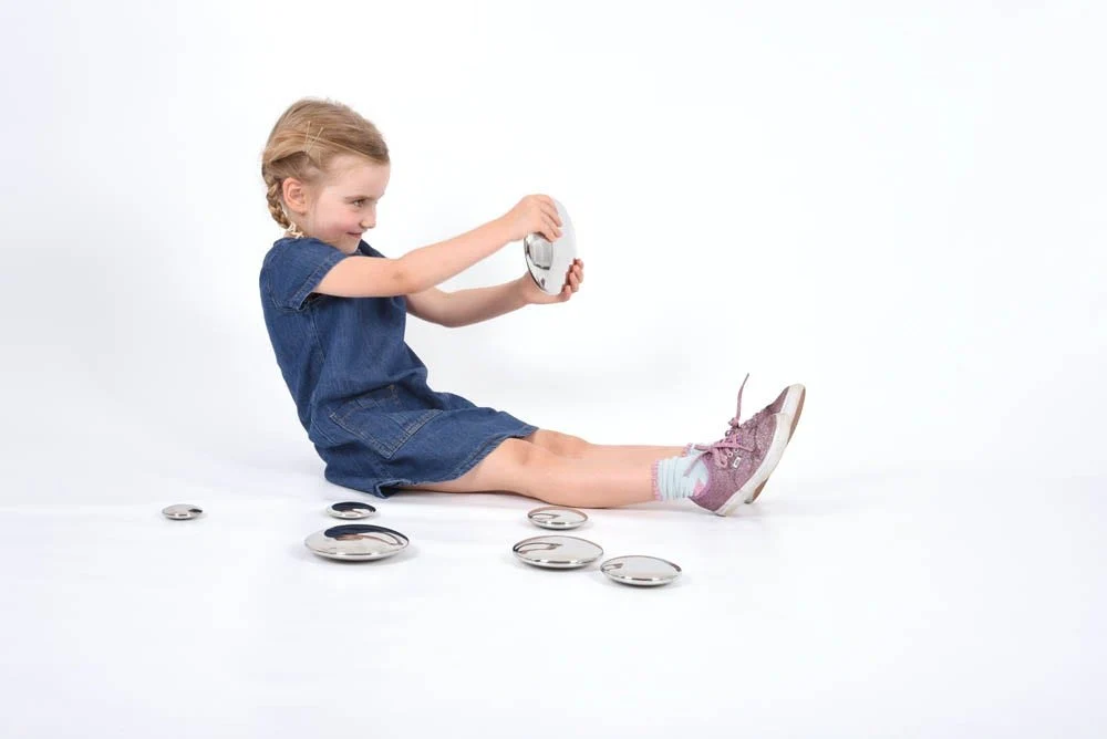 Sensory Reflective Silver Buttons - Image 5