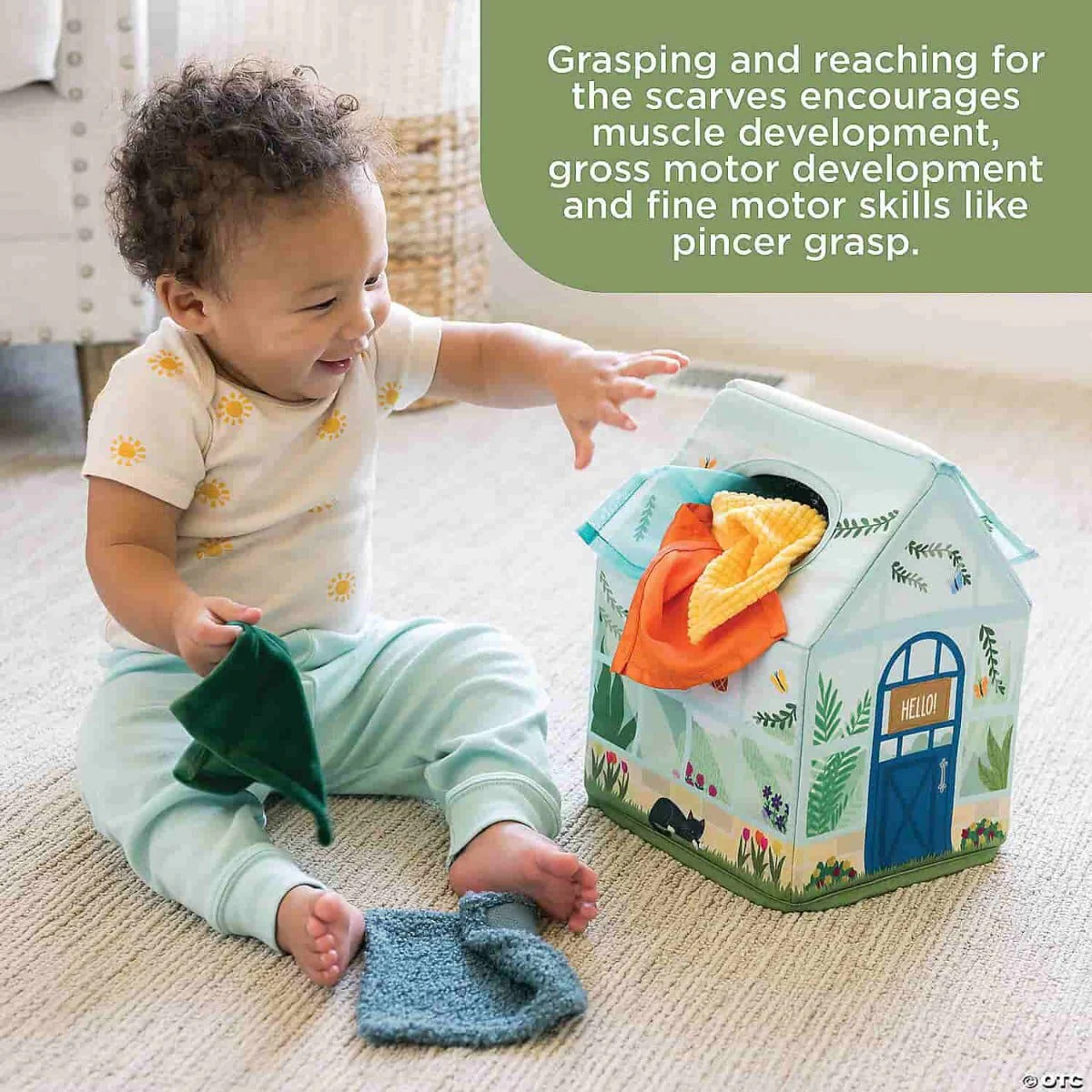 Sensory Sprouts Peek & Pull Tissue Box - Image 3